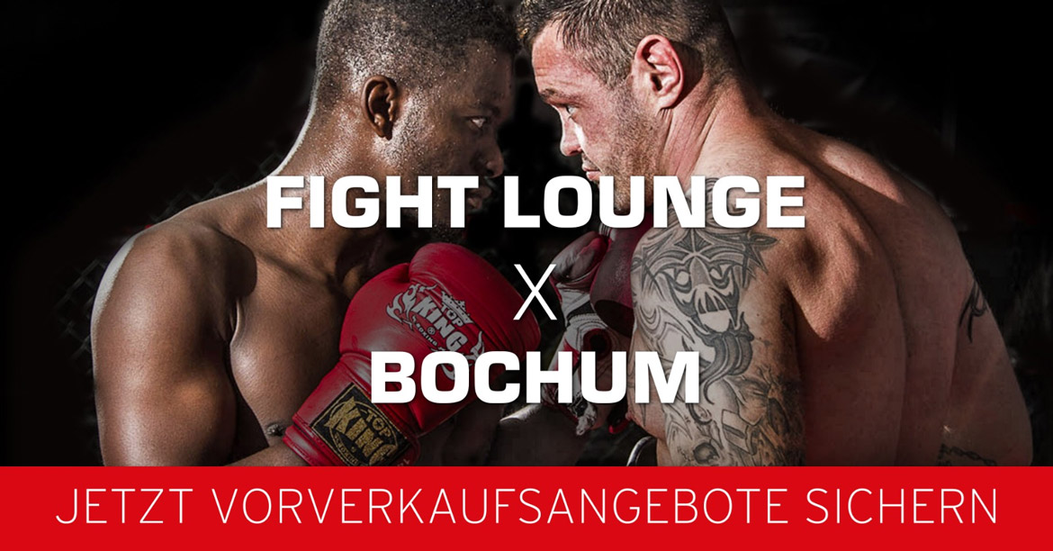Neueröffung der Fight Lounge in Bochum, ab Frühjahr 2021. Infos per E-Mail.
