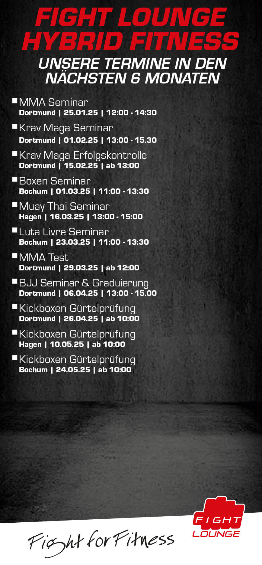 fightlounge termine 2025